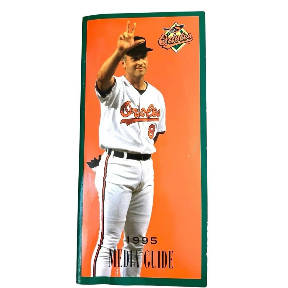 7 Vintage Baltimore Orioles MLB Baseball Media Guides 1991, 1995, 1997, 1999, 05